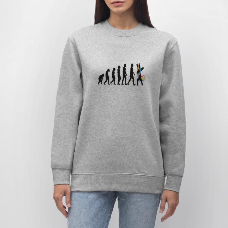 Einhorn Evolution - Unicorn Evolution Sweat bio CHANGER Stanley/Stella Unisexe