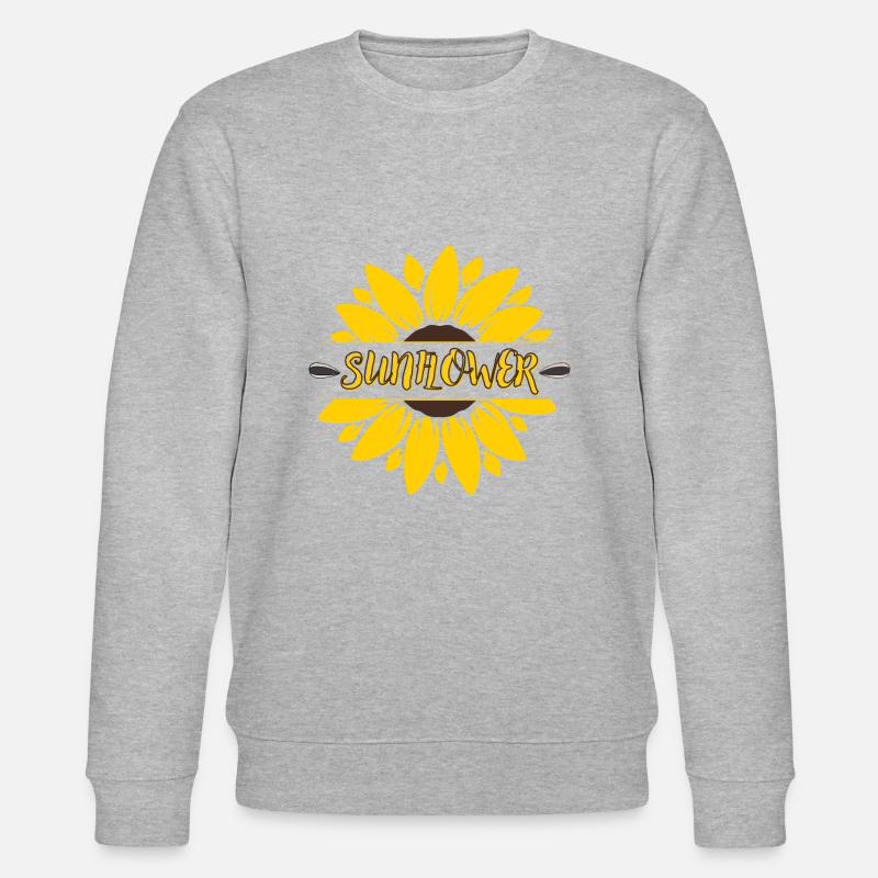 SUNFLOWER - Stanley/Stella Unisex Bio-Sweatshirt CHANGER  - Grau meliert