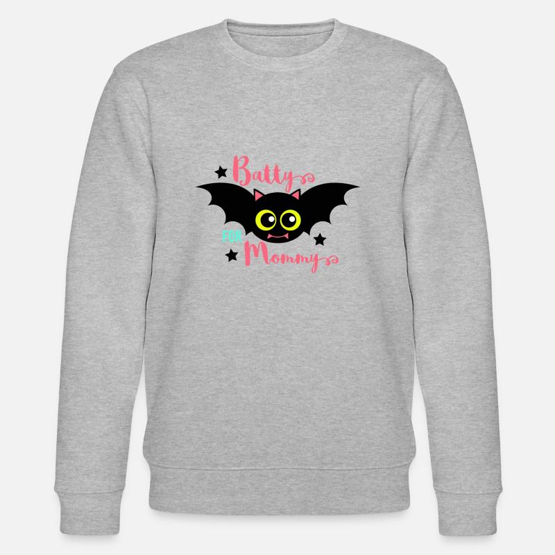 Battyss for Mommys - Stanley/Stella Unisex Bio-Sweatshirt CHANGER  - Grau meliert