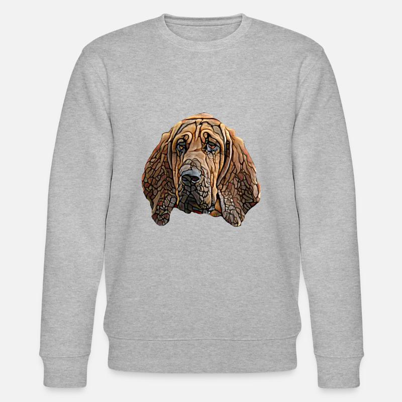 Visage de limier - Sweat bio CHANGER Stanley/Stella Unisexe - gris chiné