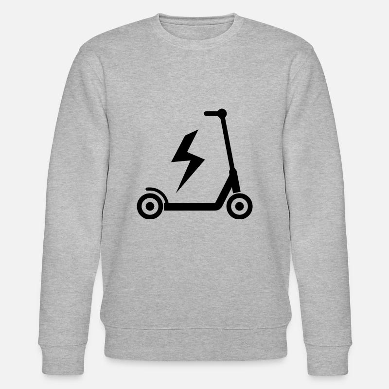 E-Scooter E-Roller Scooter - Sweat bio CHANGER Stanley/Stella Unisexe - gris chiné