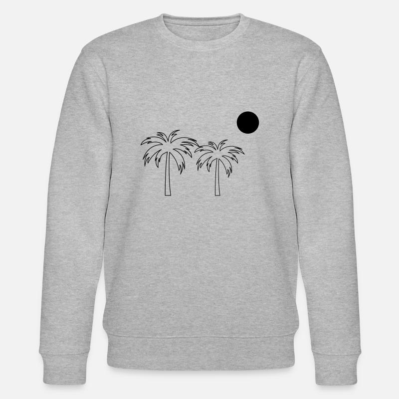 Palmen - Stanley/Stella Unisex Bio-Sweatshirt CHANGER  - Grau meliert