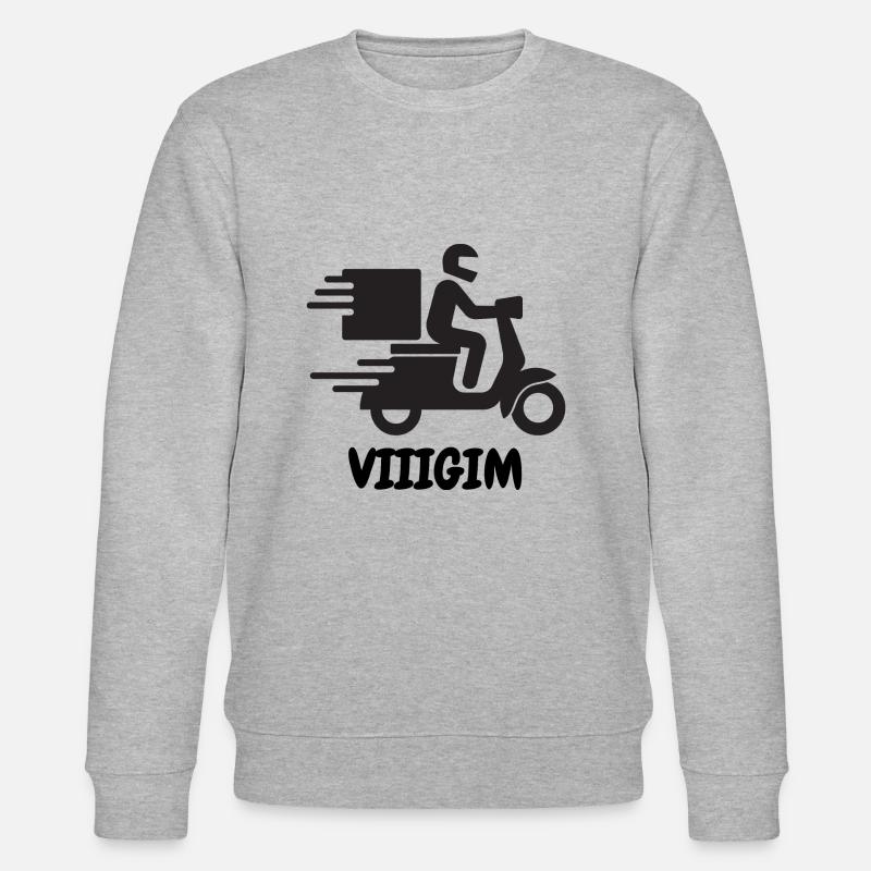 Vigim Roller - Stanley/Stella Unisex Bio-Sweatshirt CHANGER  - Grau meliert