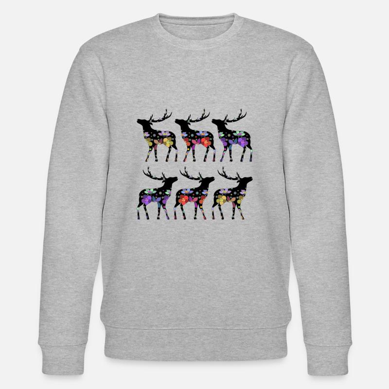 Cerf - Sweat bio CHANGER Stanley/Stella Unisexe - gris chiné