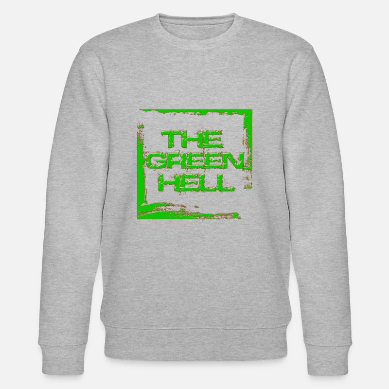 Green Hell - Stanley/Stella Unisex Bio-Sweatshirt CHANGER  - Grau meliert