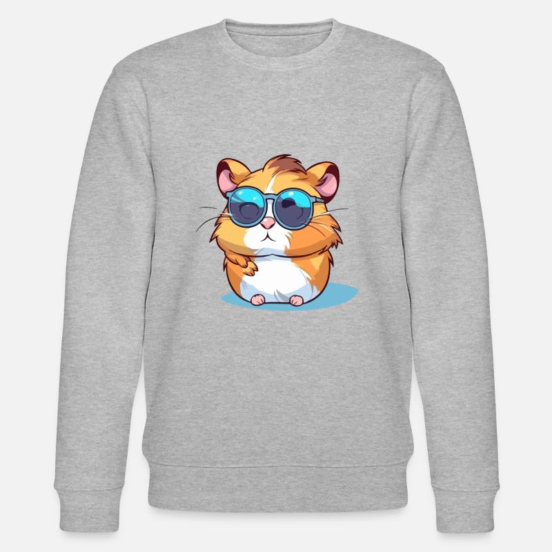 Koki le hamster - Sweat bio CHANGER Stanley/Stella Unisexe - gris chiné