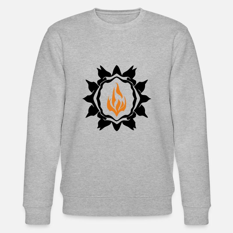 Rune de feu - Sweat bio CHANGER Stanley/Stella Unisexe - gris chiné