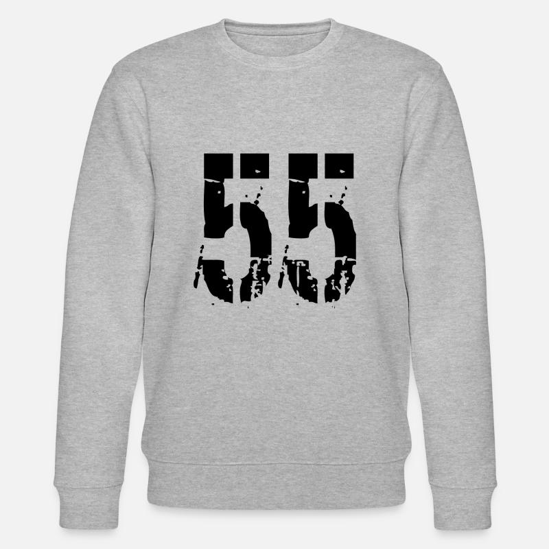 Nummer 55 - Stanley/Stella Unisex Bio-Sweatshirt CHANGER  - Grau meliert