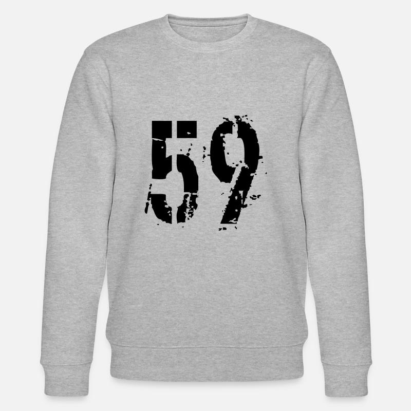 Nummer 59 - Stanley/Stella Unisex Bio-Sweatshirt CHANGER  - Grau meliert