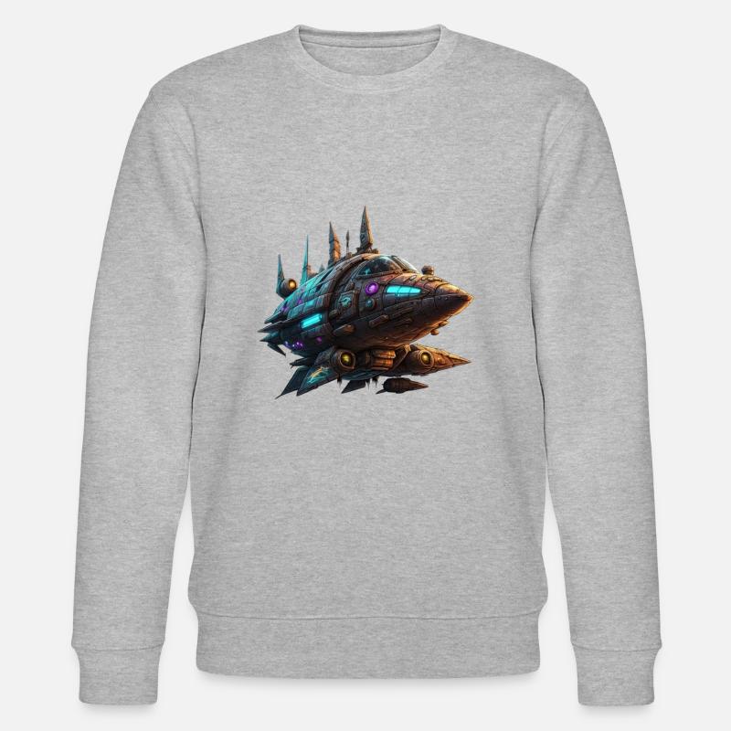 Astronef - Sweat bio CHANGER Stanley/Stella Unisexe - gris chiné