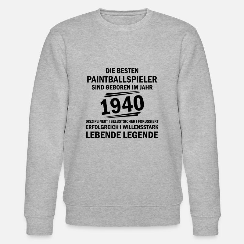Paintball Airsoft - Stanley/Stella Unisex Bio-Sweatshirt CHANGER  - Grau meliert