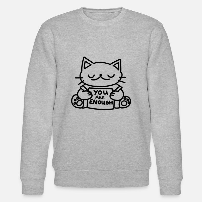 Tu es assez chat - Sweat bio CHANGER Stanley/Stella Unisexe - gris chiné