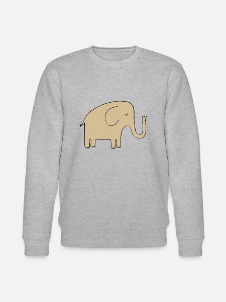 Elephant - Stanley/Stella CHANGER Unisex Organic Sweatshirt - heather grey