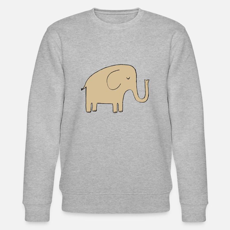 Elephant - Stanley/Stella CHANGER Unisex Organic Sweatshirt - heather grey