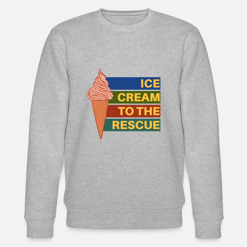Eis zur Rettung - Stanley/Stella Unisex Bio-Sweatshirt CHANGER  - Grau meliert