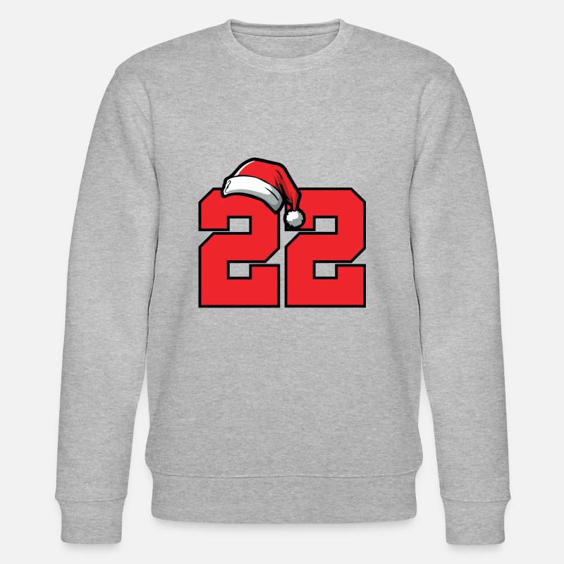 22 Numéro Noël - Sweat bio CHANGER Stanley/Stella Unisexe - gris chiné