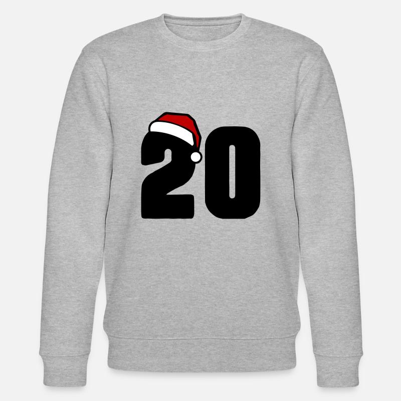 20 Numéro Noël - Sweat bio CHANGER Stanley/Stella Unisexe - gris chiné