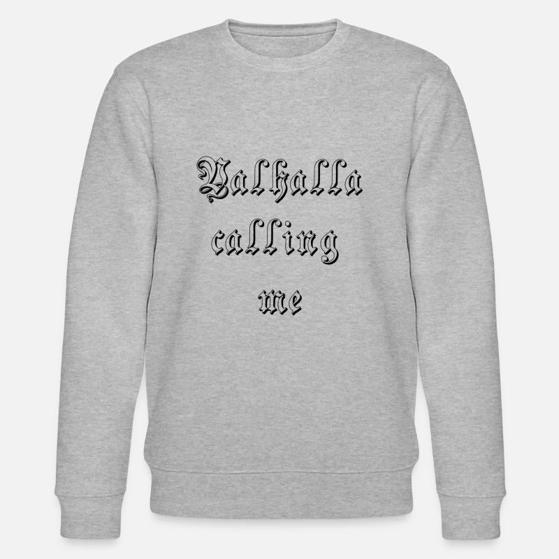 Walhalla ruft mich - Stanley/Stella Unisex Bio-Sweatshirt CHANGER  - Grau meliert