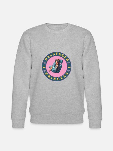 Passenger Princess Always - Stanley/Stella CHANGER Unisex Organic Sweatshirt - heather grey