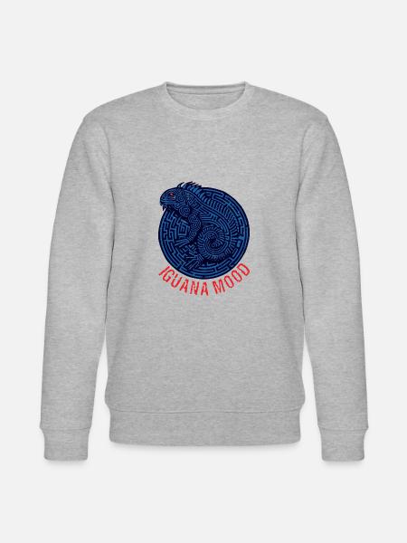Iguana Mood - Stanley/Stella CHANGER Unisex Organic Sweatshirt - heather grey