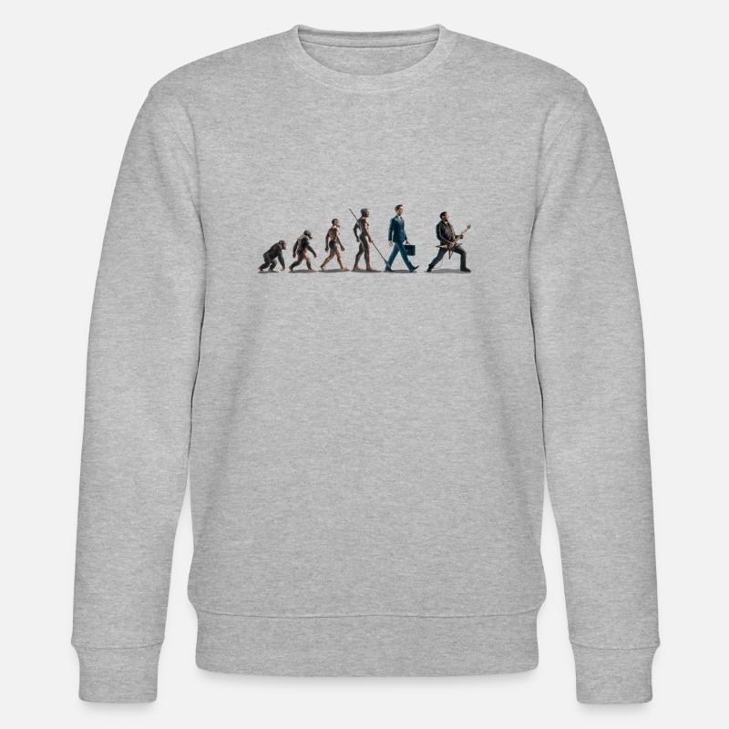 Evolution Guitariste 06 2024 4 - Sweat bio CHANGER Stanley/Stella Unisexe - gris chiné