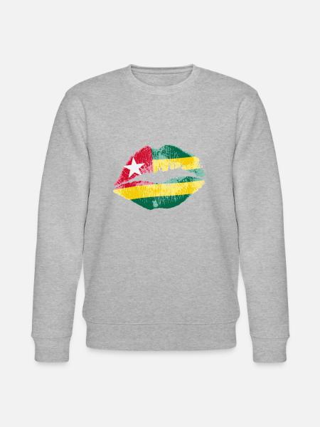 Kuss (Togo) - Stanley/Stella Unisex Bio-Sweatshirt CHANGER - Grau meliert