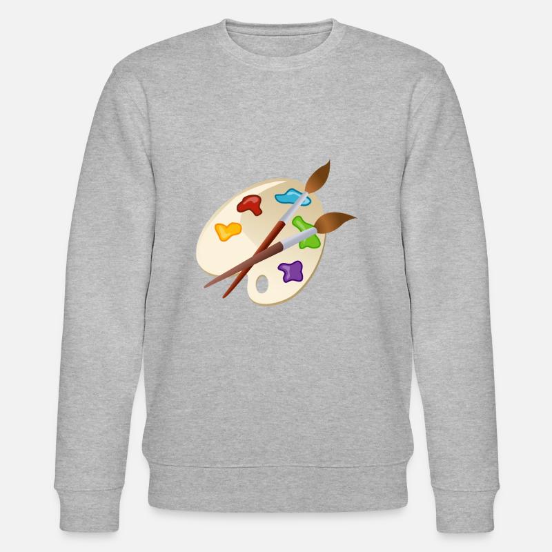 Malerpalette - Stanley/Stella Unisex Bio-Sweatshirt CHANGER  - Grau meliert