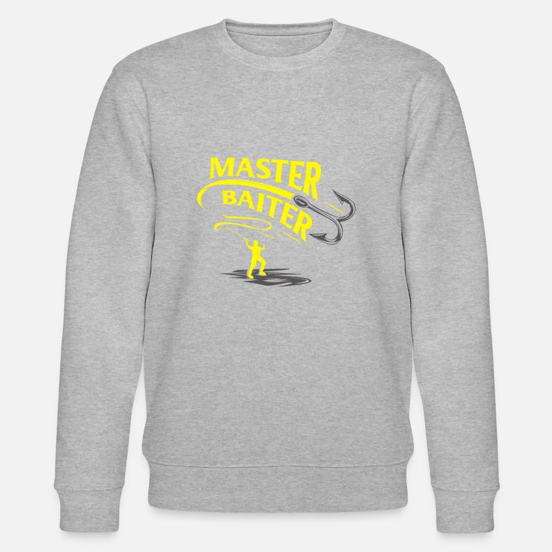Master Baiter Gift - Stanley/Stella CHANGER Unisex Organic Sweatshirt - heather grey