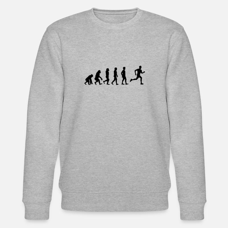 Evolution Running - Stanley/Stella CHANGER Unisex Organic Sweatshirt - heather grey