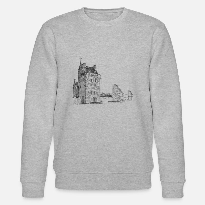 château sur - Sweat bio CHANGER Stanley/Stella Unisexe - gris chiné