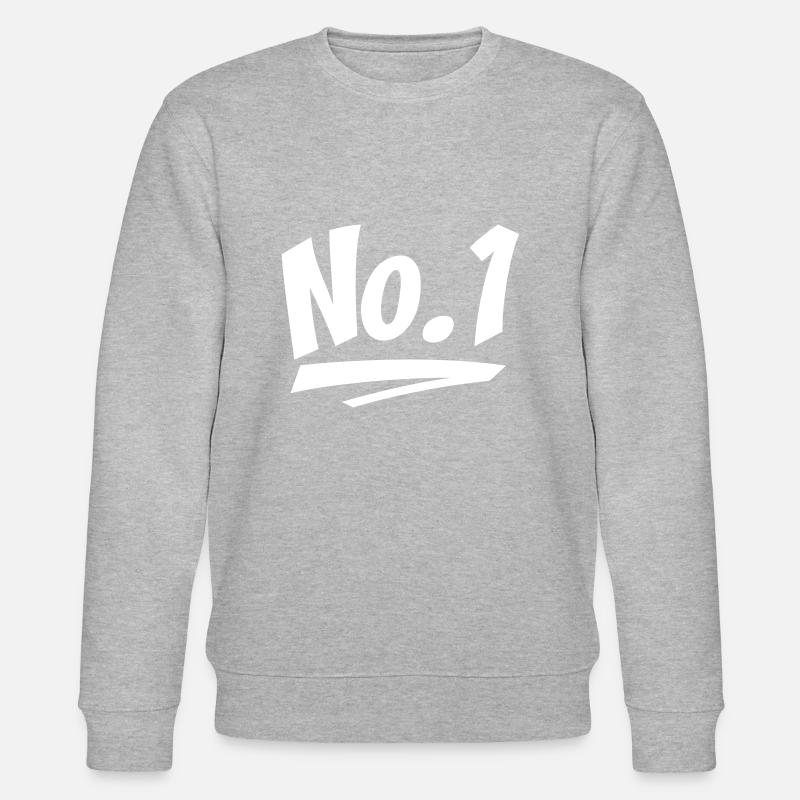 Nummer eins - Stanley/Stella Unisex Bio-Sweatshirt CHANGER  - Grau meliert