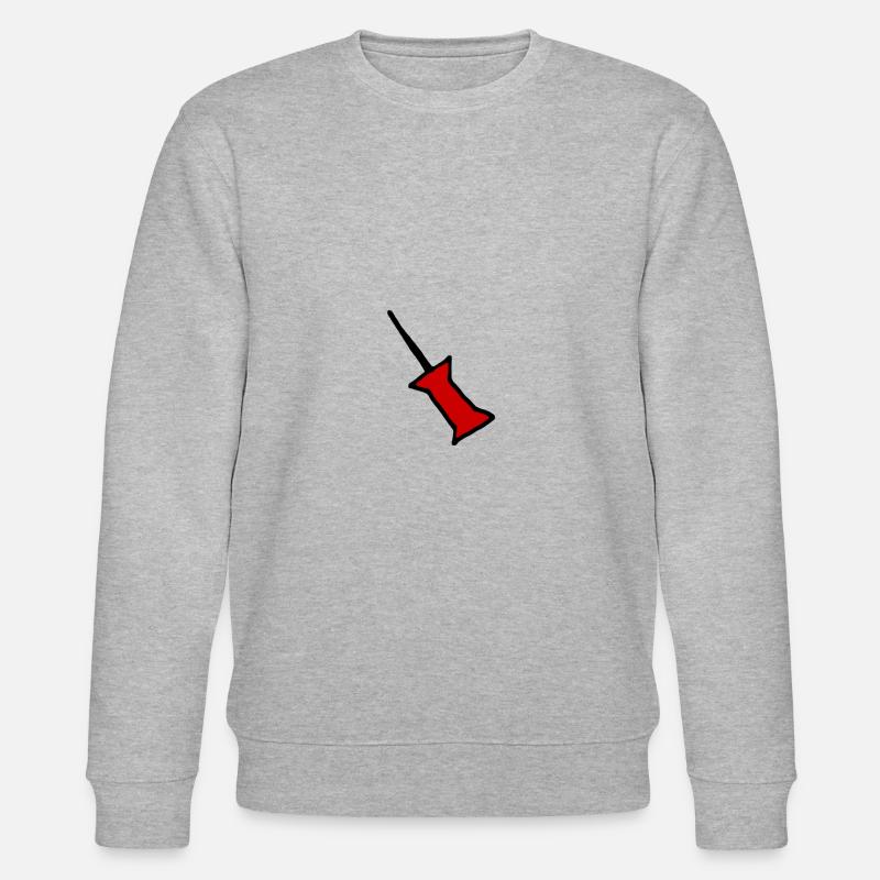 Heftzwecke - Stanley/Stella Unisex Bio-Sweatshirt CHANGER  - Grau meliert