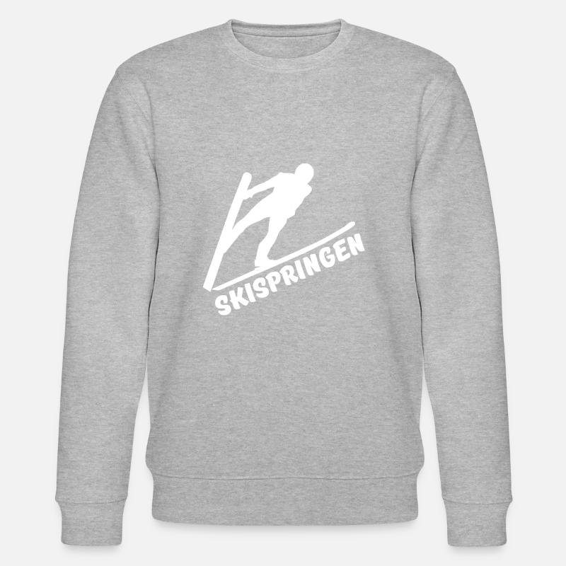 Skispringen - Stanley/Stella Unisex Bio-Sweatshirt CHANGER  - Grau meliert