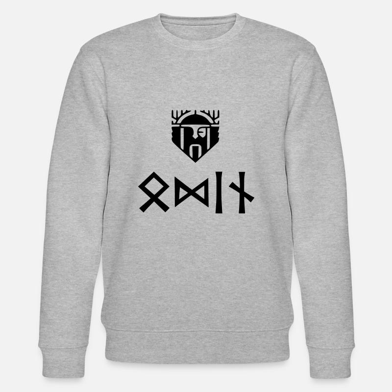 Odin - Stanley/Stella Unisex Bio-Sweatshirt CHANGER  - Grau meliert