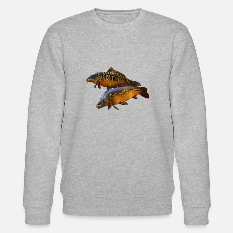 Karpfenduo - Stanley/Stella Unisex Bio-Sweatshirt CHANGER  - Grau meliert