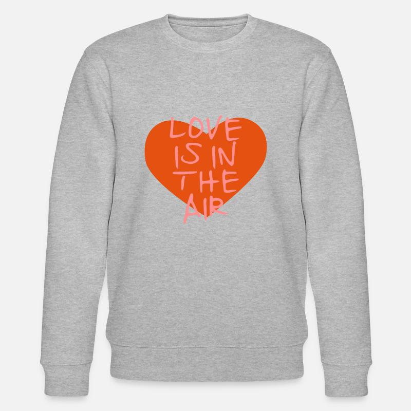 L'amour est dans l'air - Sweat bio CHANGER Stanley/Stella Unisexe - gris chiné