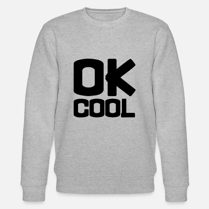 ok cool - Sweat bio CHANGER Stanley/Stella Unisexe - gris chiné
