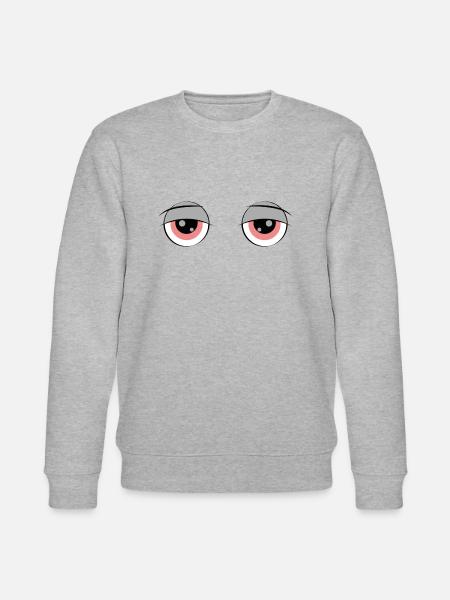 Red eyes - Stanley/Stella CHANGER Unisex Organic Sweatshirt - heather grey