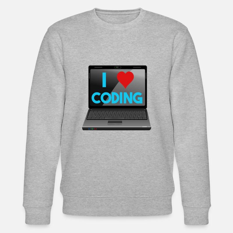 Programmieren, Programmierer, Informatiker - Stanley/Stella Unisex Bio-Sweatshirt CHANGER  - Grau meliert