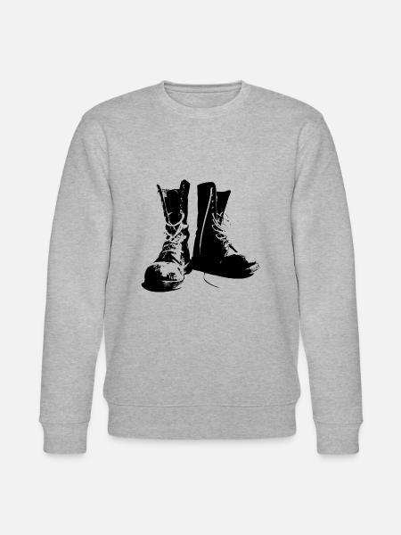 punks boots - Stanley/Stella CHANGER Unisex Organic Sweatshirt - heather grey