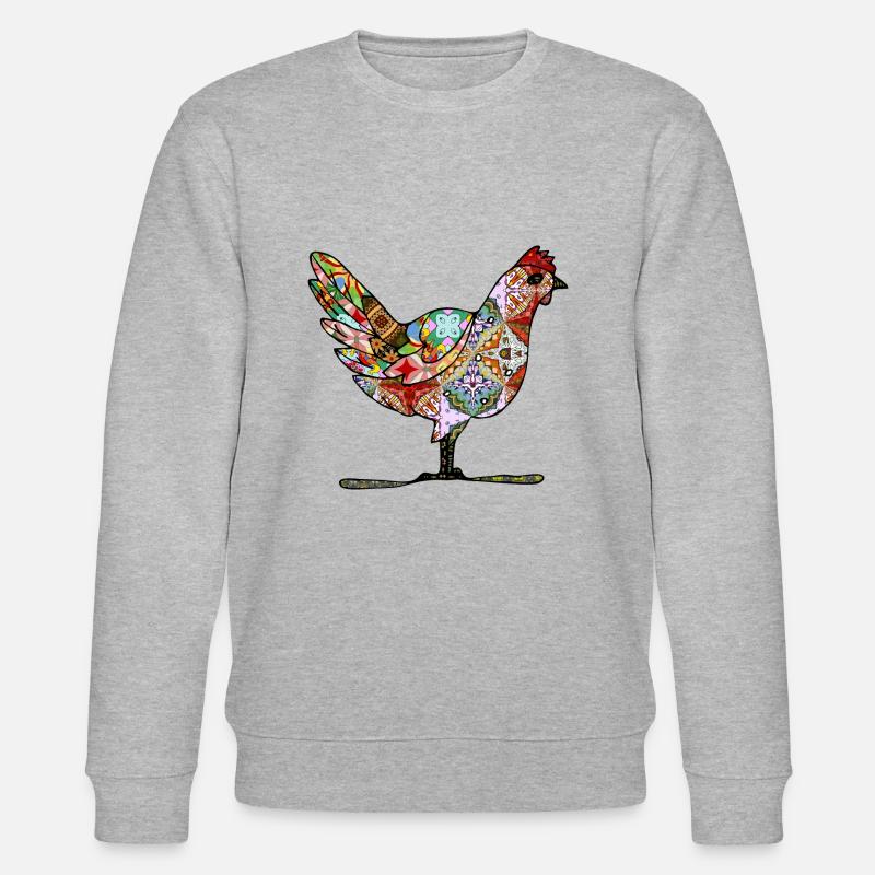 Henne - Stanley/Stella Unisex Bio-Sweatshirt CHANGER  - Grau meliert