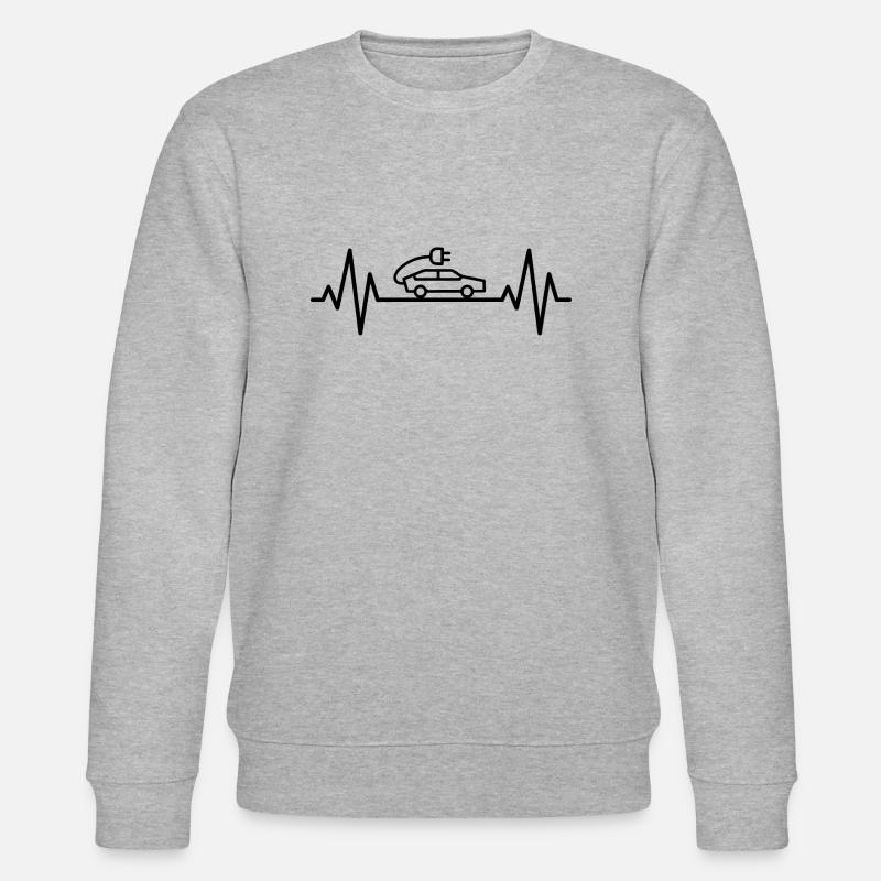 Electric Car E-mobility Hybrid - Sweat bio CHANGER Stanley/Stella Unisexe - gris chiné