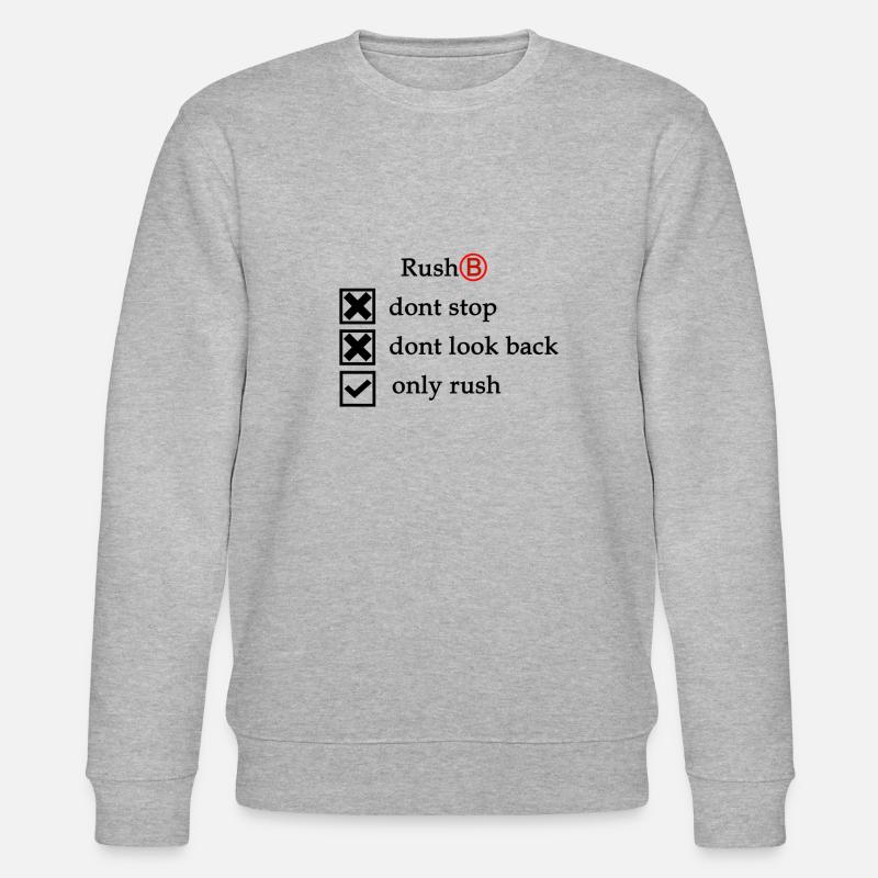 Counter-Strike Rush B - Stanley/Stella Unisex Bio-Sweatshirt CHANGER  - Grau meliert