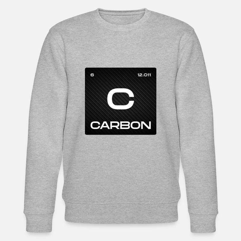 Carbon Element - Stanley/Stella CHANGER Unisex Organic Sweatshirt - heather grey