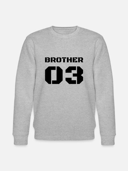 Brother 3 - Brother 03 - Stanley/Stella CHANGER Unisex Organic Sweatshirt - heather grey