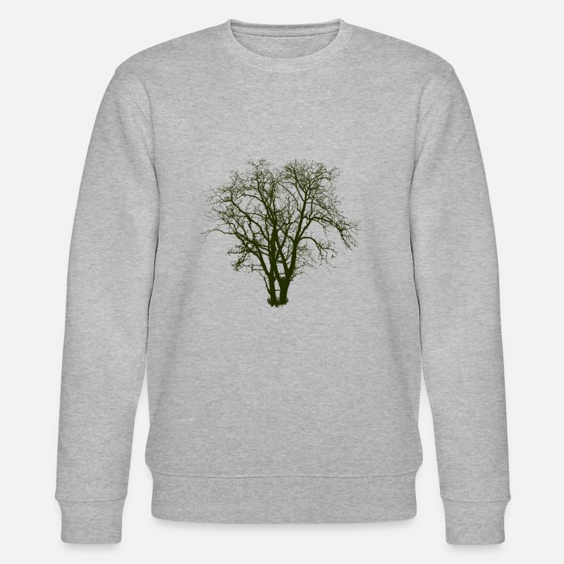 Baum - Stanley/Stella Unisex Bio-Sweatshirt CHANGER  - Grau meliert