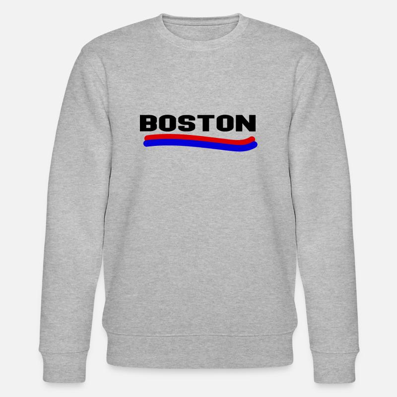 Boston - Stanley/Stella Unisex Bio-Sweatshirt CHANGER  - Grau meliert