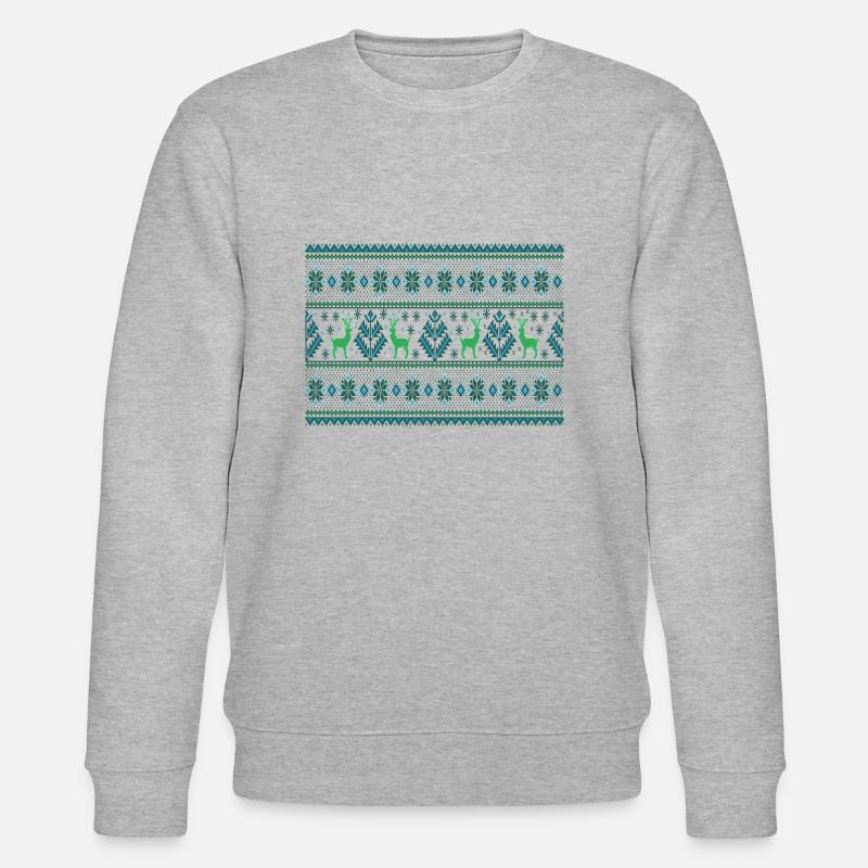 X Mas - Stanley/Stella Unisex Bio-Sweatshirt CHANGER  - Grau meliert