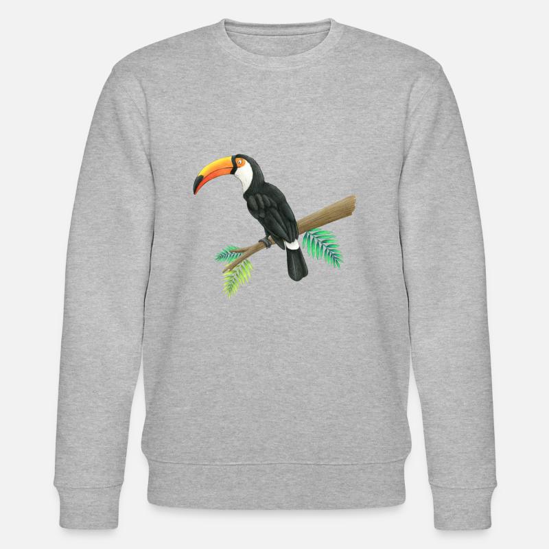 Tukan - Stanley/Stella Unisex Bio-Sweatshirt CHANGER  - Grau meliert