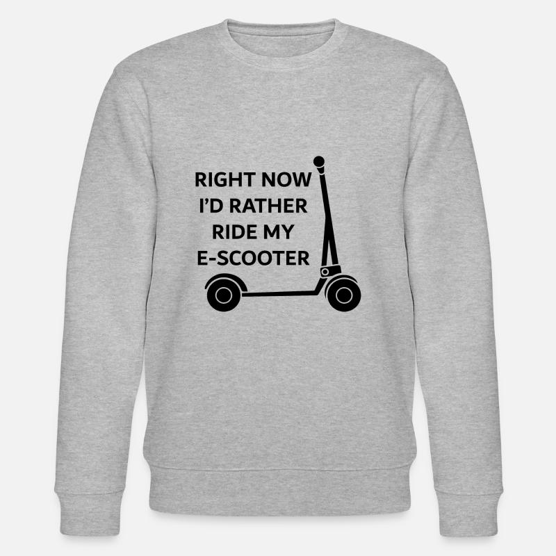 E-Scooter E-Roller Scooter - Sweat bio CHANGER Stanley/Stella Unisexe - gris chiné